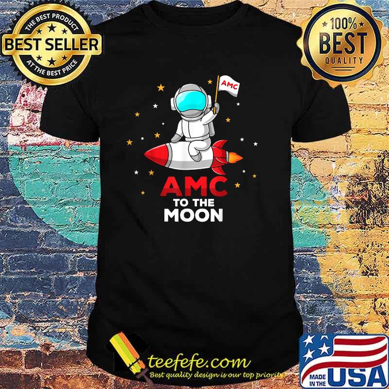 AMC Rocket to the moon HODL till the moon crypto T-Shirt AMC Rocket to the moon HODL till the moon crypto T-Shirt