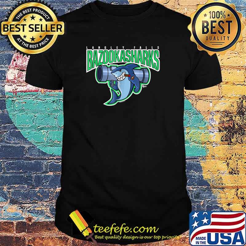American Dad Bazooka Sharks Logo T-Shirt