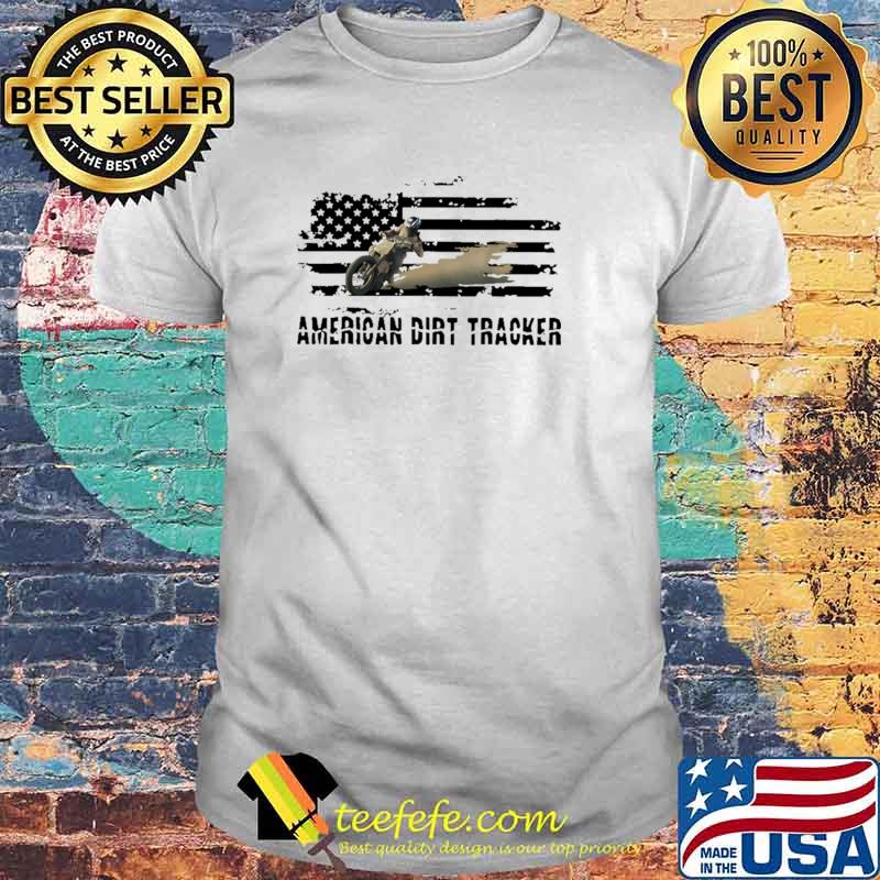 American Dirt Tracker Racing American Flag Shirt