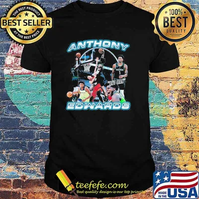 Anthony edwards minn ant man baseball shirt