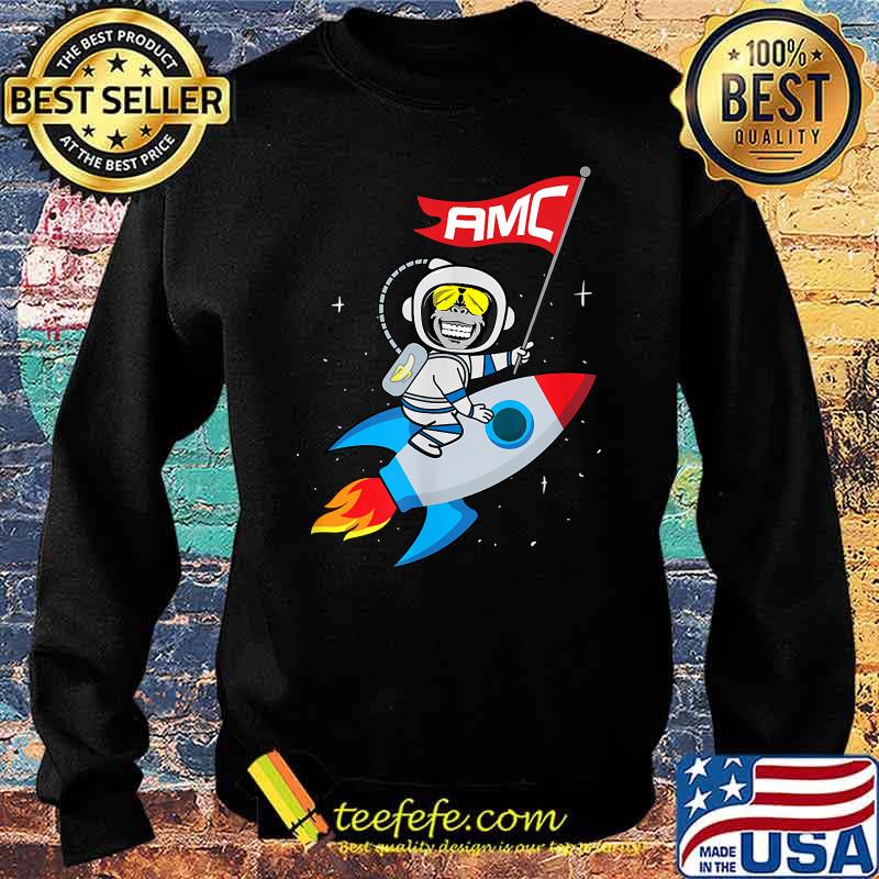 Apes To The Moon $AMC Short Squeeze T-Shirt Sweater Apes To The Moon $AMC Short Squeeze T-Shirt Sweater