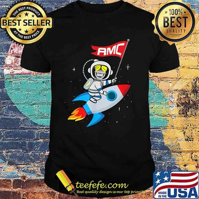 Apes To The Moon $AMC Short Squeeze T-Shirt