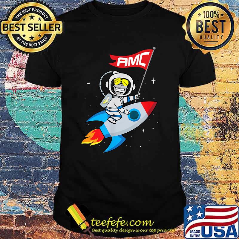 Apes To The Moon $AMC Short Squeeze T-Shirt Apes To The Moon $AMC Short Squeeze T-Shirt