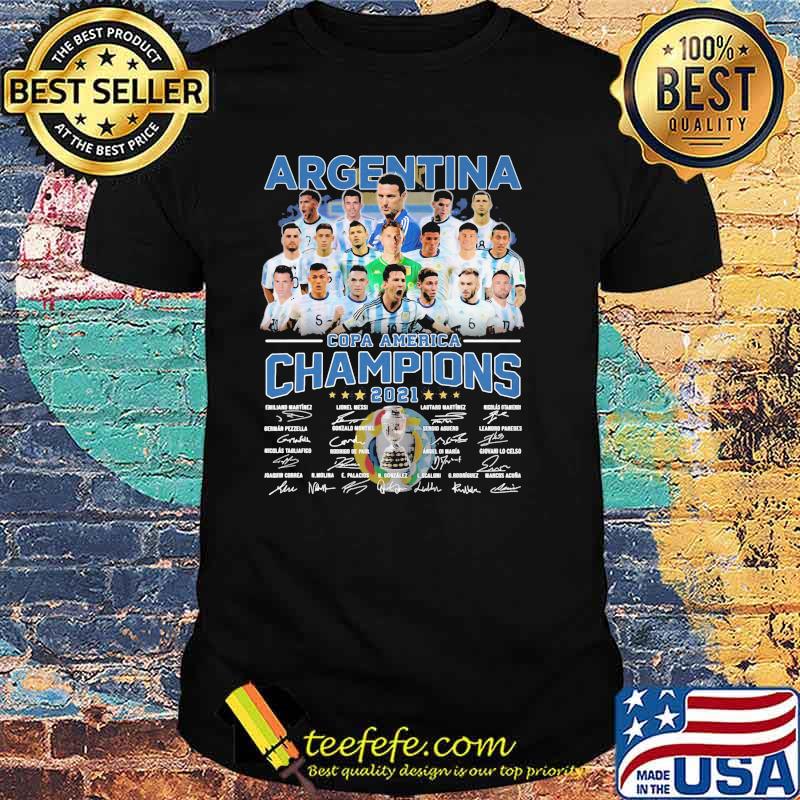 Argentina copa america champions 2021 signatures shirt Argentina copa america champions 2021 signatures shirt