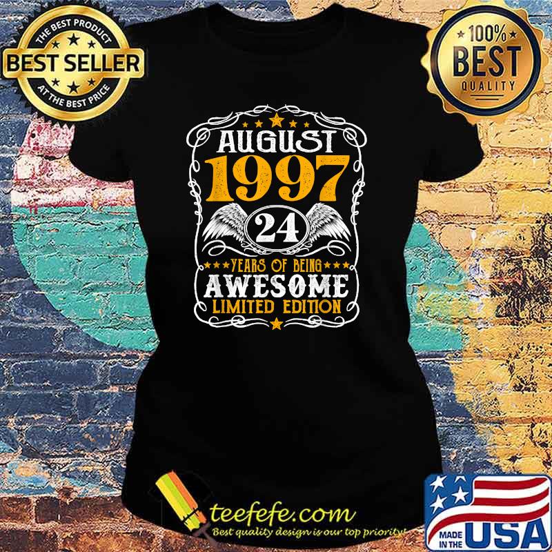 August 1997 Years of being awesome limited edition Ladies tee August 1997 Years of being awesome limited edition Ladies tee