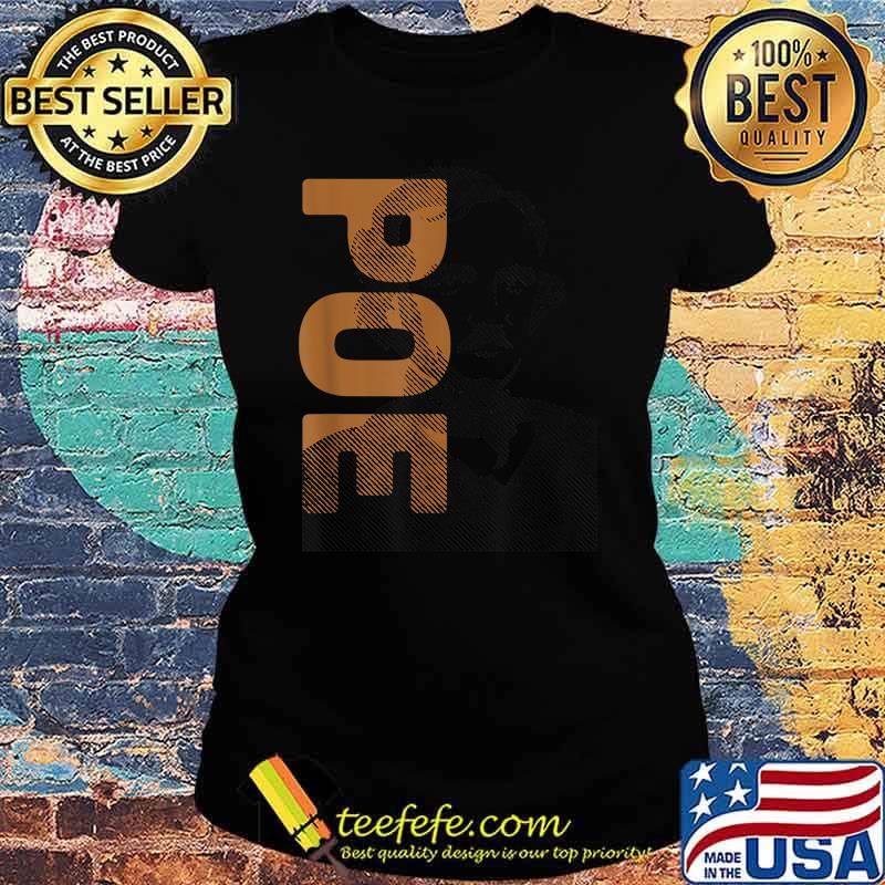 Author Edgar Allan Poe Portrait Illustration Shirt Ladies tee Author Edgar Allan Poe Portrait Illustration Shirt Ladies tee