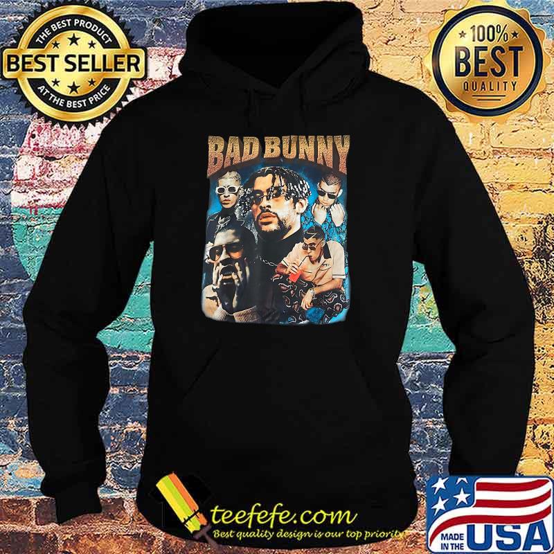 Bad Bunnys Printed Graphic Music T-Shirt Hoodie Bad Bunnys Printed Graphic Music T-Shirt Hoodie