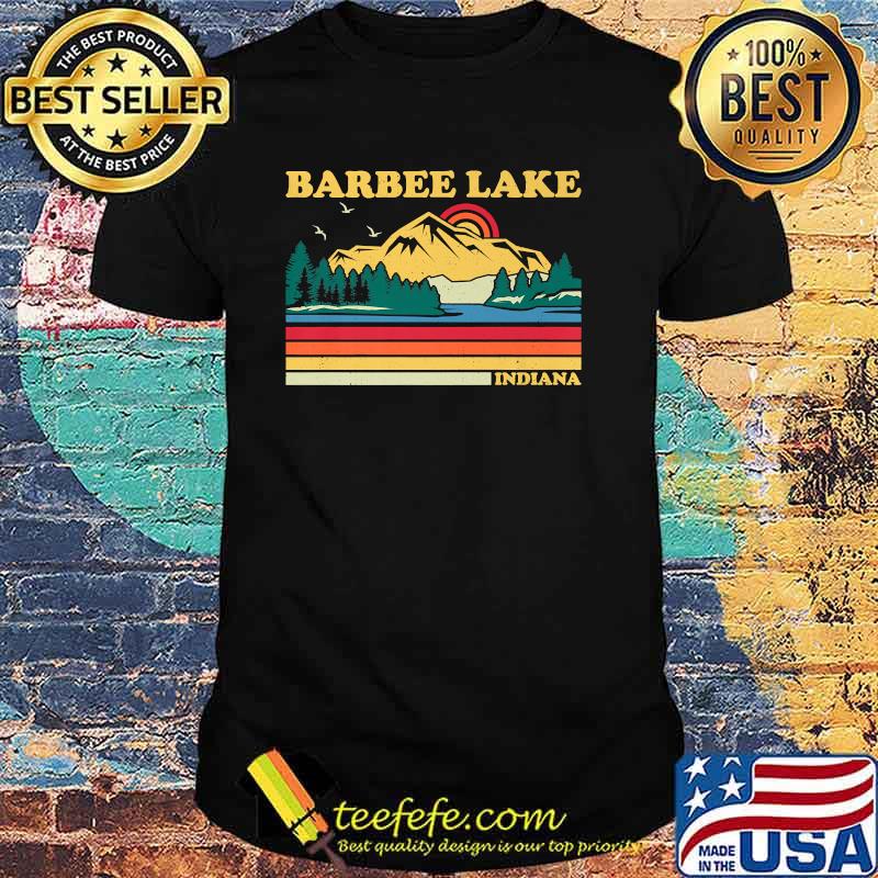 Barbee Lake Indiana Vintage Retro Family VacationT-Shirt