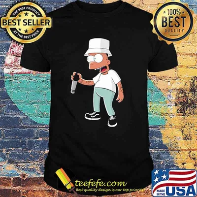 Bart the simpsons hiphop shirt