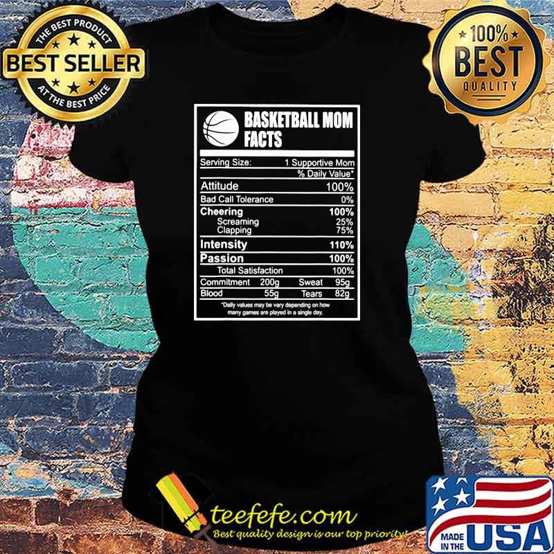 basketball mom facts shirt