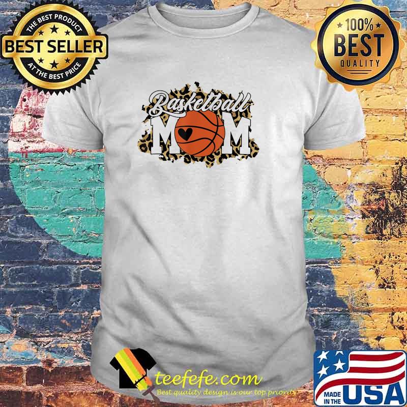 Basketball Mom Game Day Lepoard Shirt