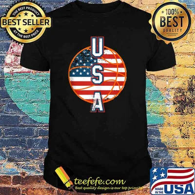 Basketball team flag USA T-Shirt