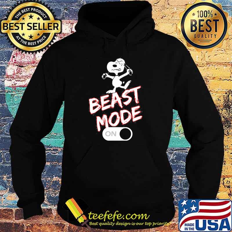 Beast Mode On Snoopy s Hoodie Beast Mode On Snoopy s Hoodie