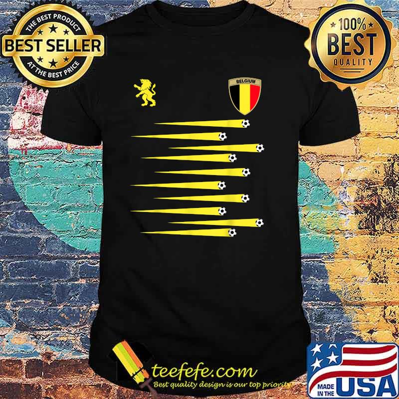 Belgium Soccer Jersey Belgian Flag Football T-Shirt