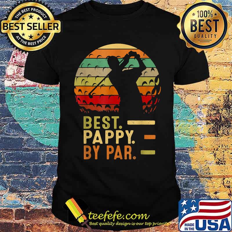 Best Pappy By Par Father's Day Golf Vintage T-Shirt