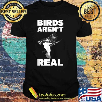 Birds Aren’t Real If It Flies It Spies Conspiracy Theory T-Shirt