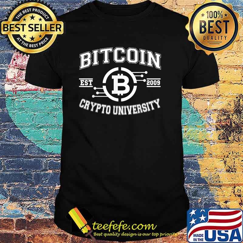 Bitcoin Crypto University To The Moon EST 2009 T-Shirt Bitcoin Crypto University To The Moon EST 2009 T-Shirt
