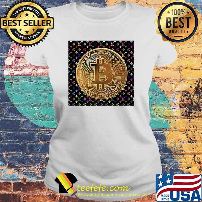 Bitcoin Rainbow Luxury T-Shirt Laides tee Bitcoin Rainbow Luxury T-Shirt Laides tee