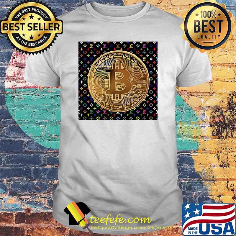 Bitcoin Rainbow Luxury T-Shirt Bitcoin Rainbow Luxury T-Shirt