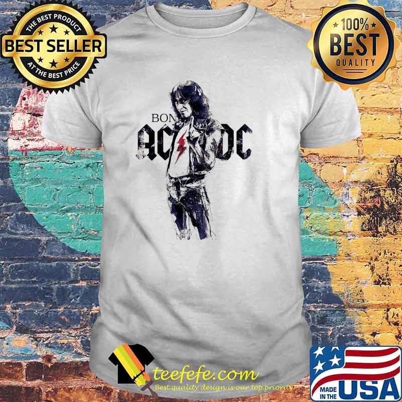 Bon scott ac dc band music shirt