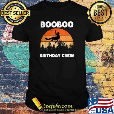 Booboo Birthday Crew Zipline Vintage T-Shirt