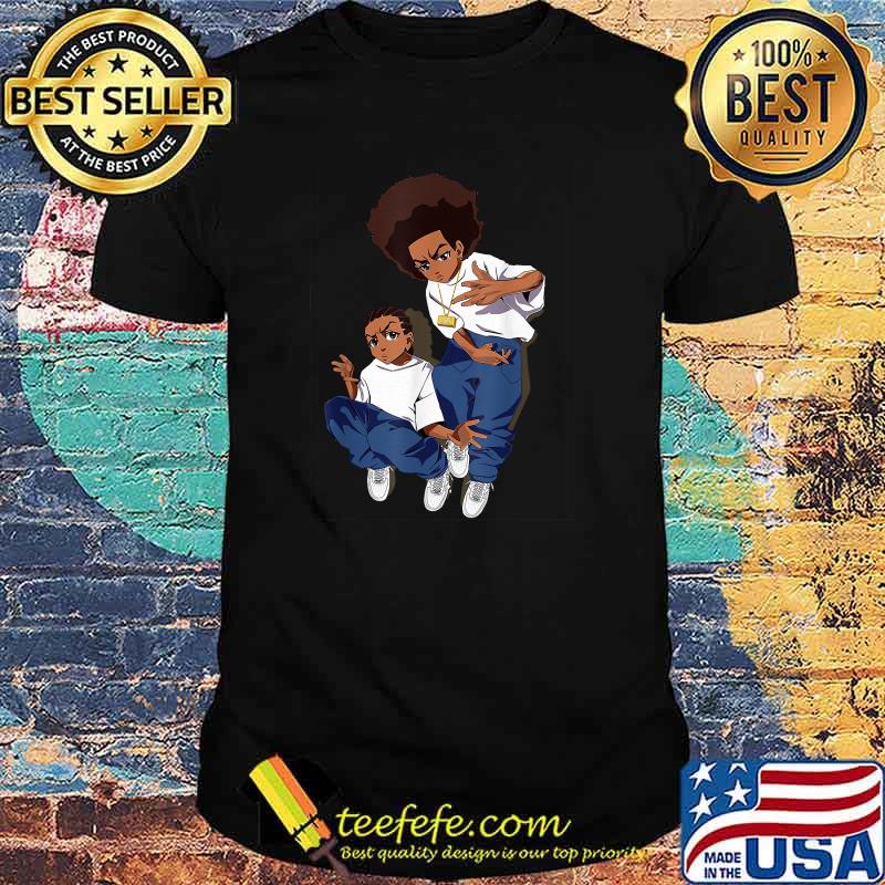 Boondock Riley-Huey Black Sitcom African American Cartoon T-Shirt