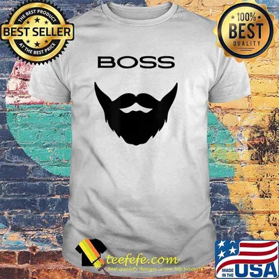 Boss Beard Art Apparel T-Shirt