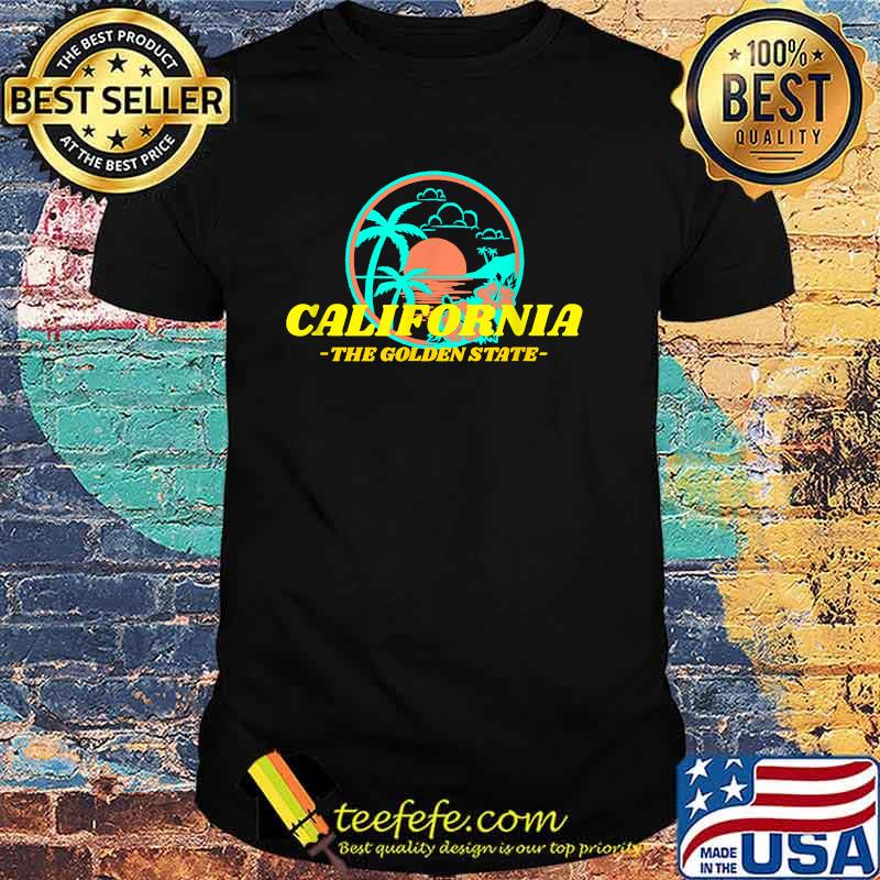 California The Golden State Summer Beach Vibes T-Shirt