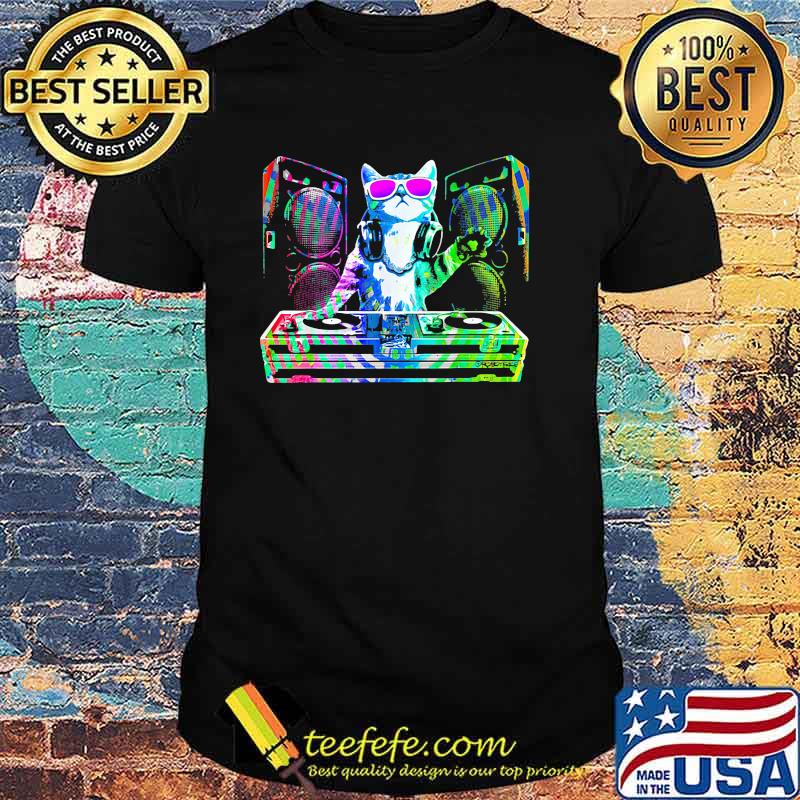 Cat DJ music shirt Cat DJ music shirt