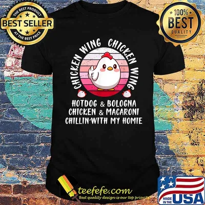 Chicken Wing Chicken Wing Hotdog and Bologna Vintage Shirt