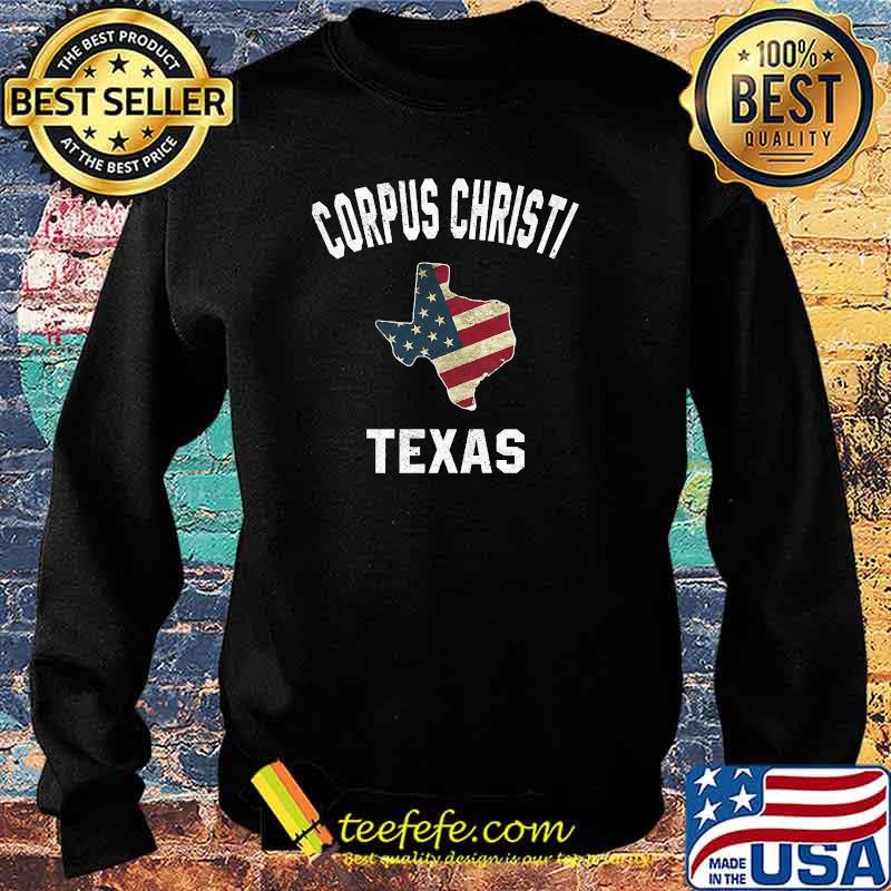 Corpus Christi Texas TX Sports Design Vintage American Flag Premium T-Shirt Sweater Corpus Christi Texas TX Sports Design Vintage American Flag Premium T-Shirt Sweater
