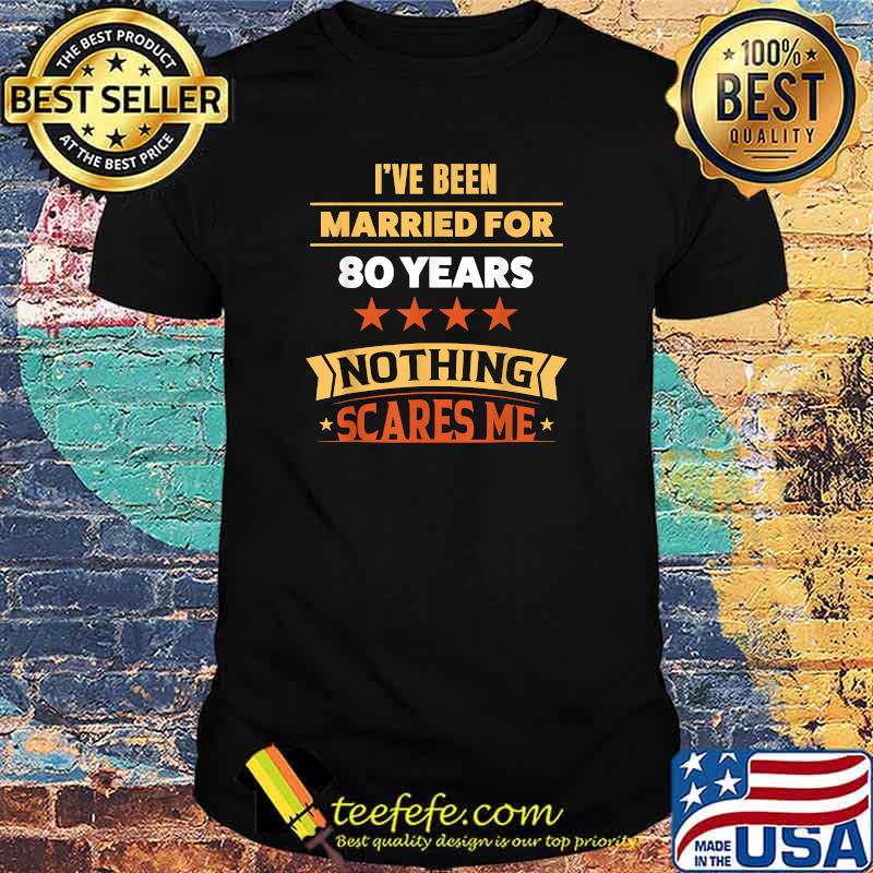 Couples Married 80 YEARS Matching Wedding anniversary T-Shirt Couples Married 80 YEARS Matching Wedding anniversary T-Shirt