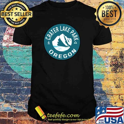 Crater Lake Oregon National Park Travel Hiking Camping Pullover Hoodie
