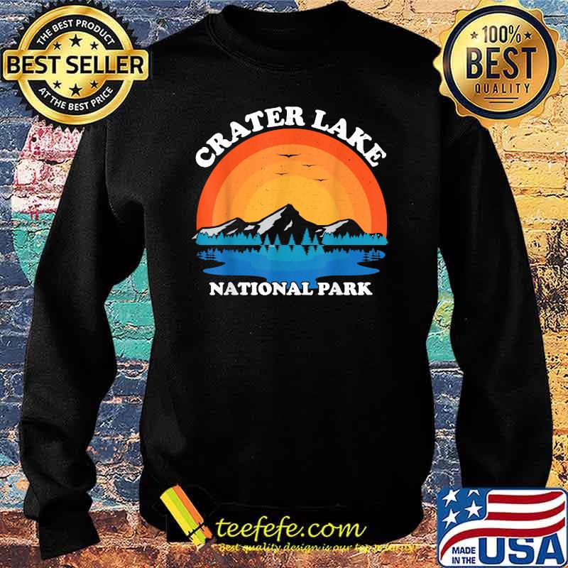 Crater Lake Vacation National Vintage Sunset Summer Park T-Shirt Sweater Crater Lake Vacation National Vintage Sunset Summer Park T-Shirt Sweater