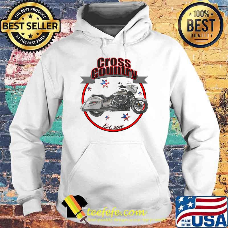 Cross Country USA Star Motorcycle Raglan Baseball T-Shirt Hoodie Cross Country USA Star Motorcycle Raglan Baseball T-Shirt Hoodie