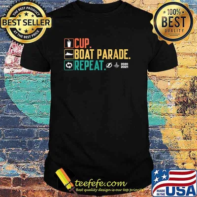 Cup boat parade repeat 2020 2021 T-Shirt