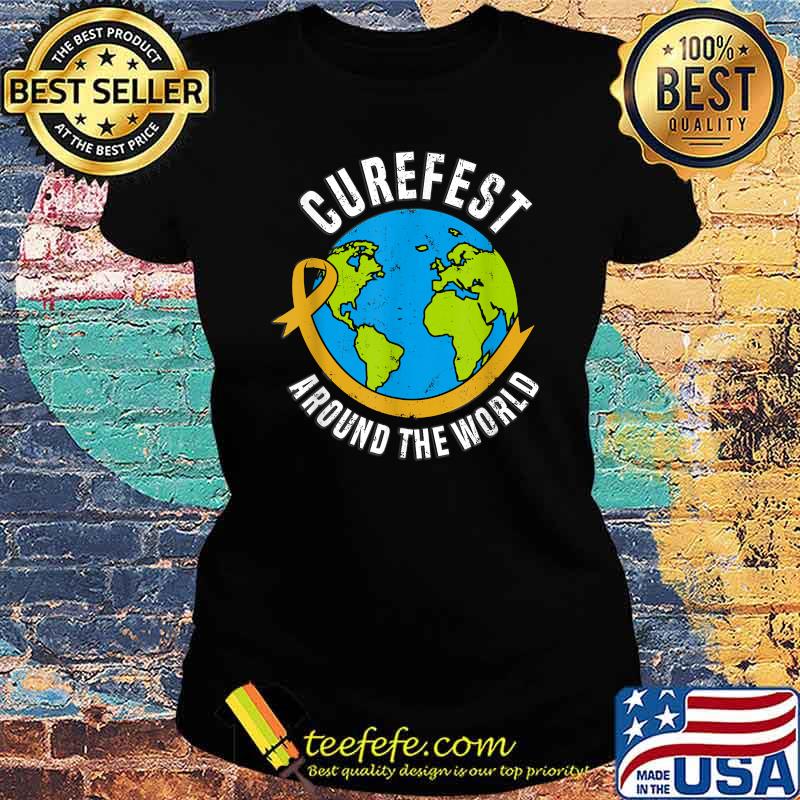 CureFest Around the World The Earth Awareness Shirt Ladies tee CureFest Around the World The Earth Awareness Shirt Ladies tee