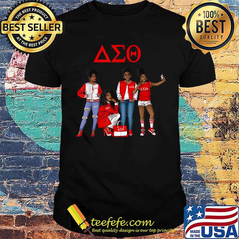 Delta Afro Friends Sigma Black Girls Theta DST Shirt