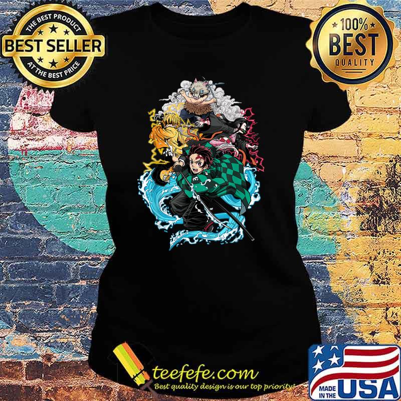 DEMONS SLAYERS Poster T-Shirt Ladies tee DEMONS SLAYERS Poster T-Shirt Ladies tee