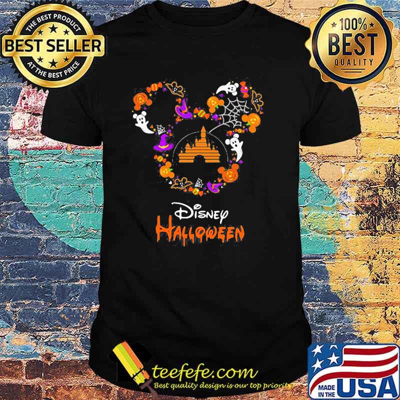 Disney halloween ghost witch pumpkin shirt
