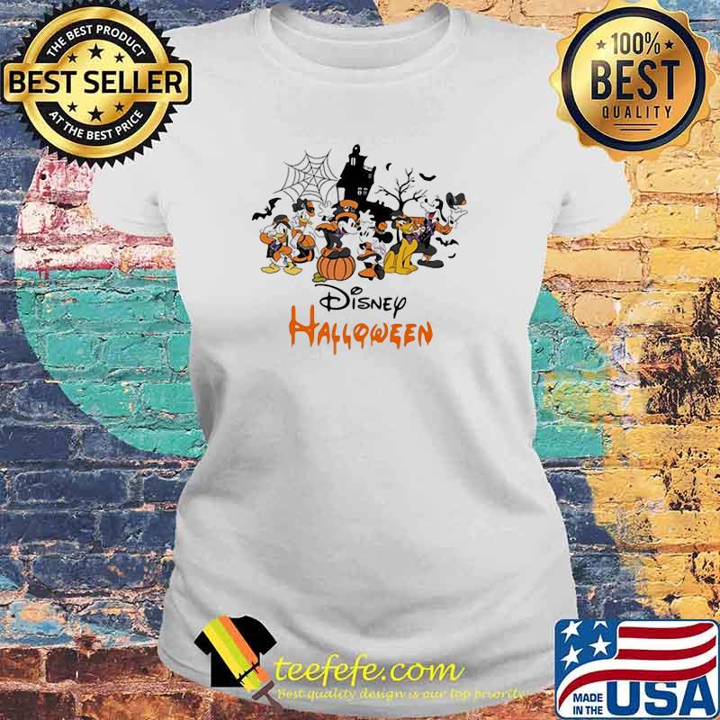 Disney halloween pumpkin mickey minnie donald duck Laides tee Disney halloween pumpkin mickey minnie donald duck Laides tee