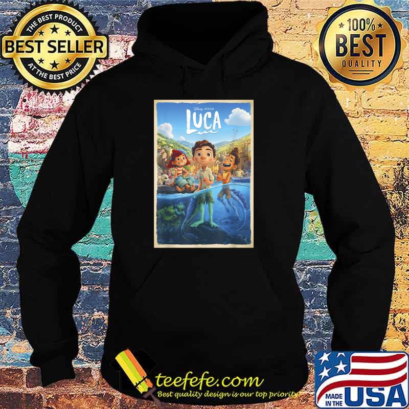 Disney Pixar Luca Movie Poster T-Shirt Hoodie Disney Pixar Luca Movie Poster T-Shirt Hoodie