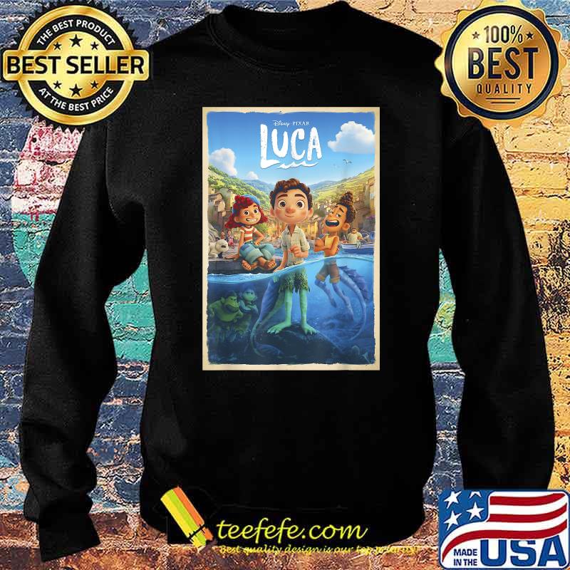 Disney Pixar Luca Movie Poster T-Shirt Sweater Disney Pixar Luca Movie Poster T-Shirt Sweater