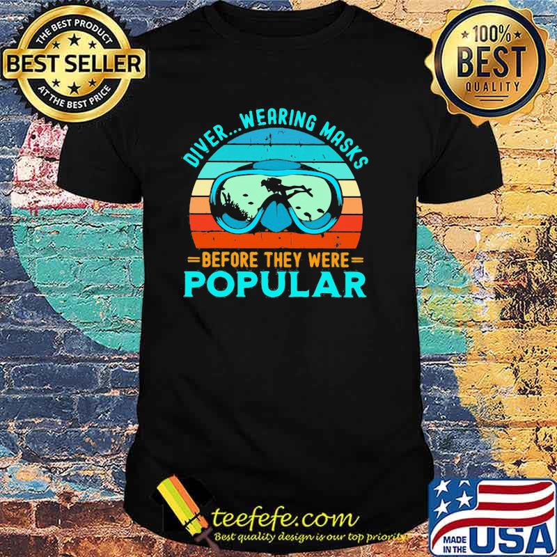 Diver Wearing masks Before They Were Popular Vintage Shirt Diver Wearing masks Before They Were Popular Vintage Shirt