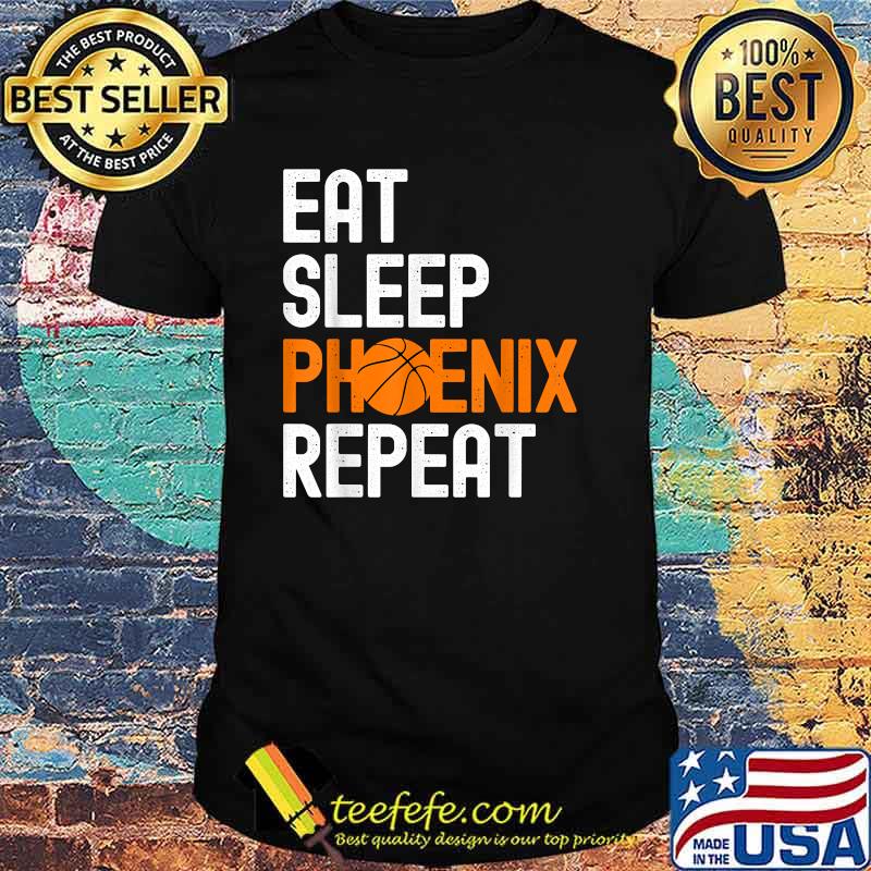 Eat sleep PhoenixRepeat Basketball Love PHX Valley Lipps Arizona State T-Shirt