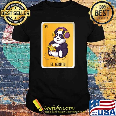 El Gordito Mexican Lottery Bingo Cards T-Shirt