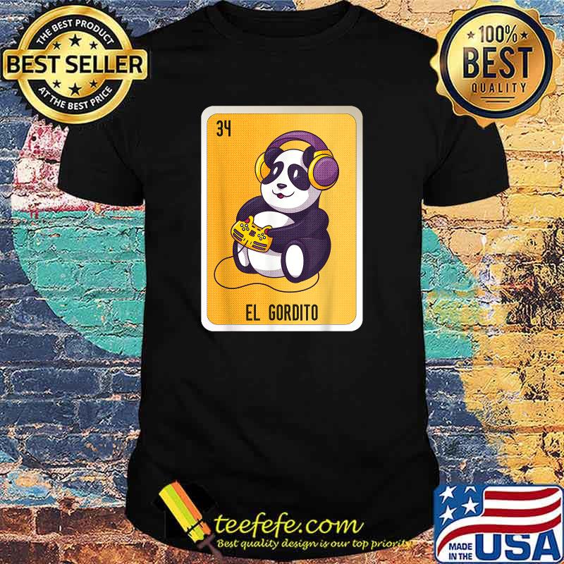 El Gordito Mexican Lottery Bingo Cards T-Shirt El Gordito Mexican Lottery Bingo Cards T-Shirt