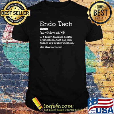 Endoscopy Tech Definition Colonoscopy Endo Nurse T-Shirt