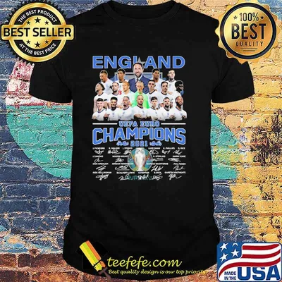 England euro champions 2021 signatures shirt