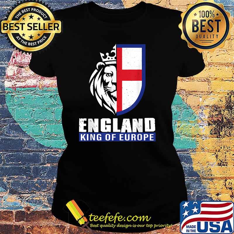 England king of europe soccer lion king Ladies tee England king of europe soccer lion king Ladies tee